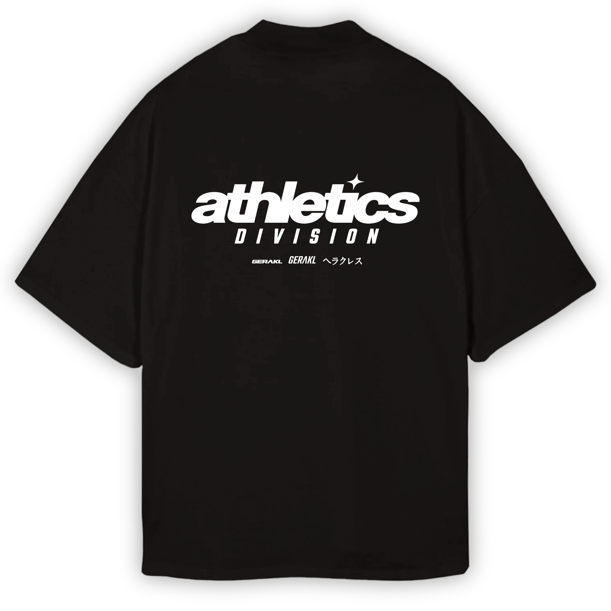 ATHLETICS DIV. OVERSIZE SHIRT BLACK