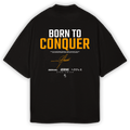 CONQUER OVERSIZE SHIRT BLACK