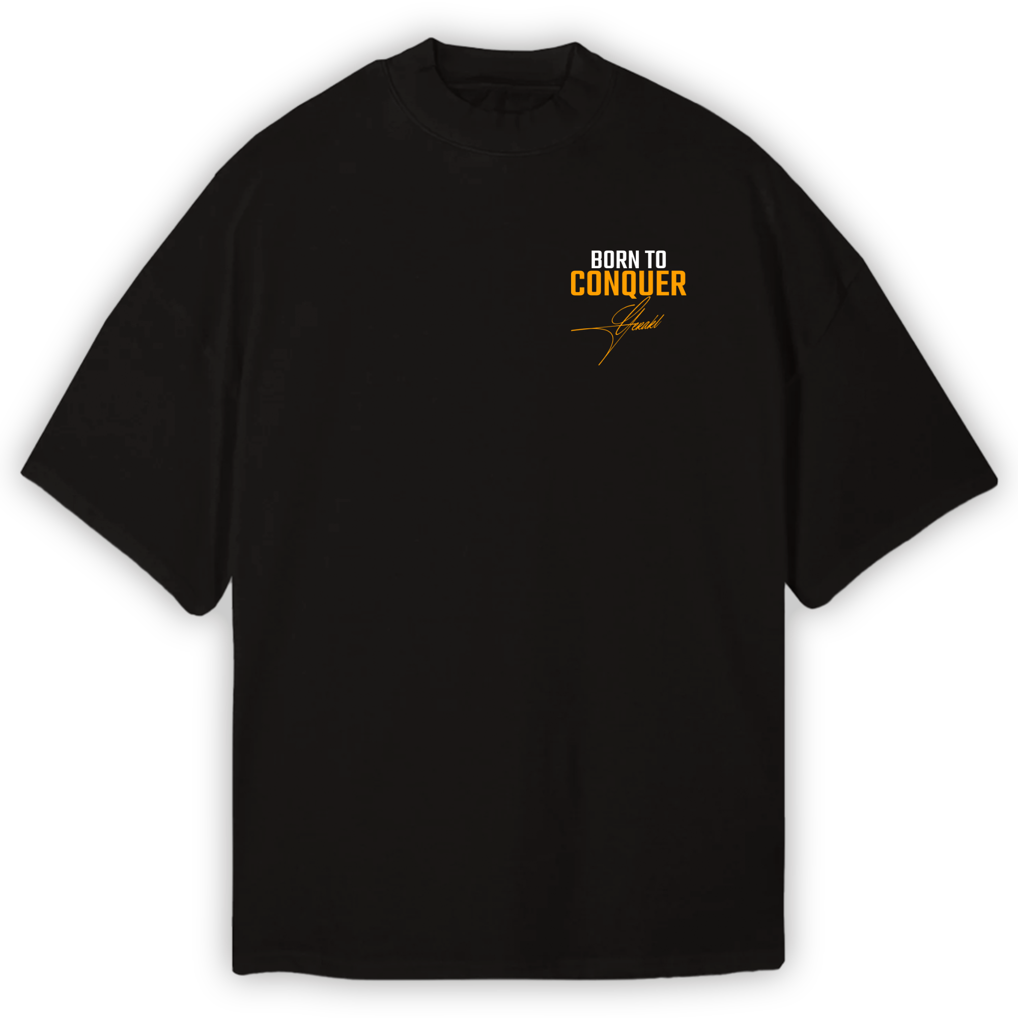 CONQUER OVERSIZE SHIRT BLACK