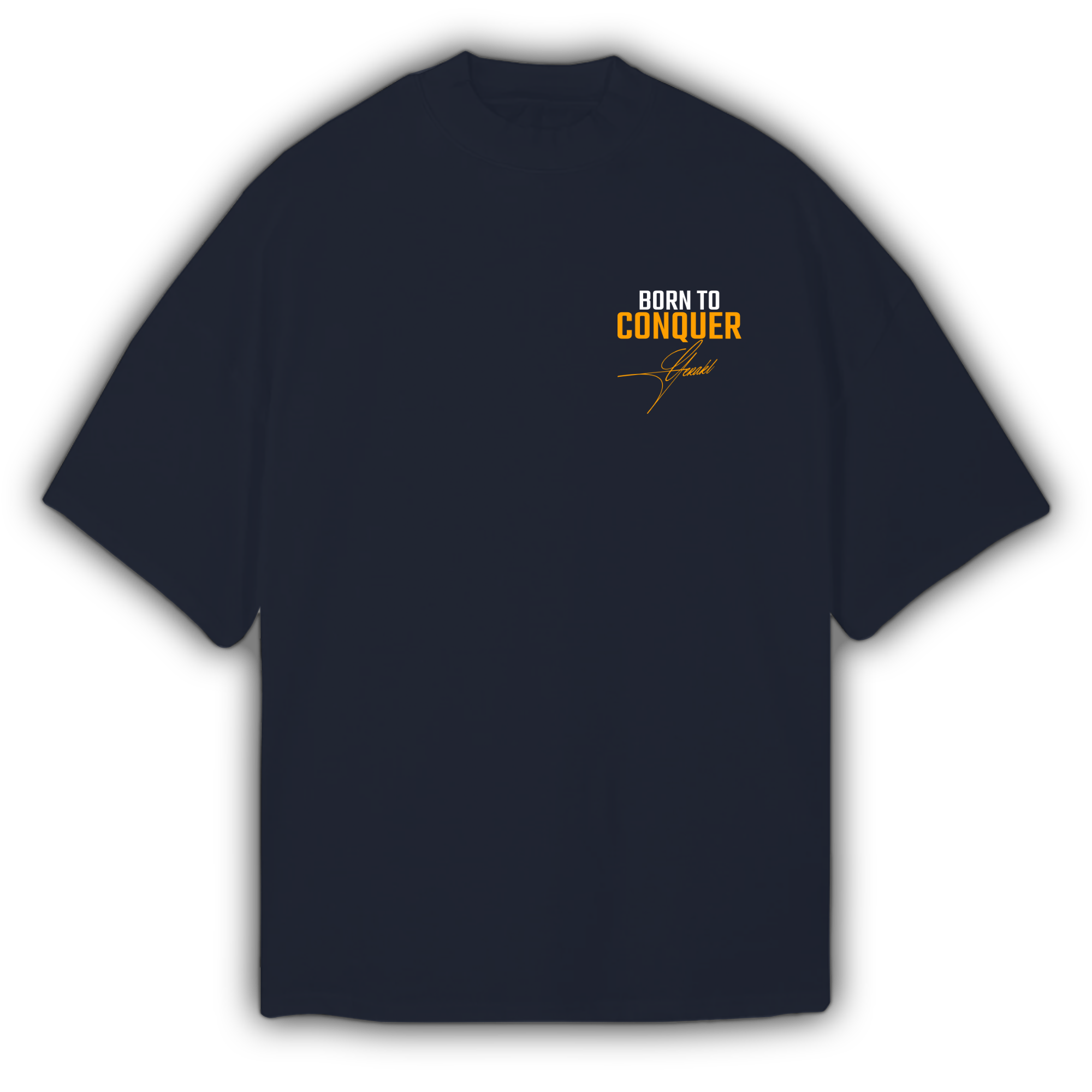CONQUER OVERSIZE SHIRT NAVY