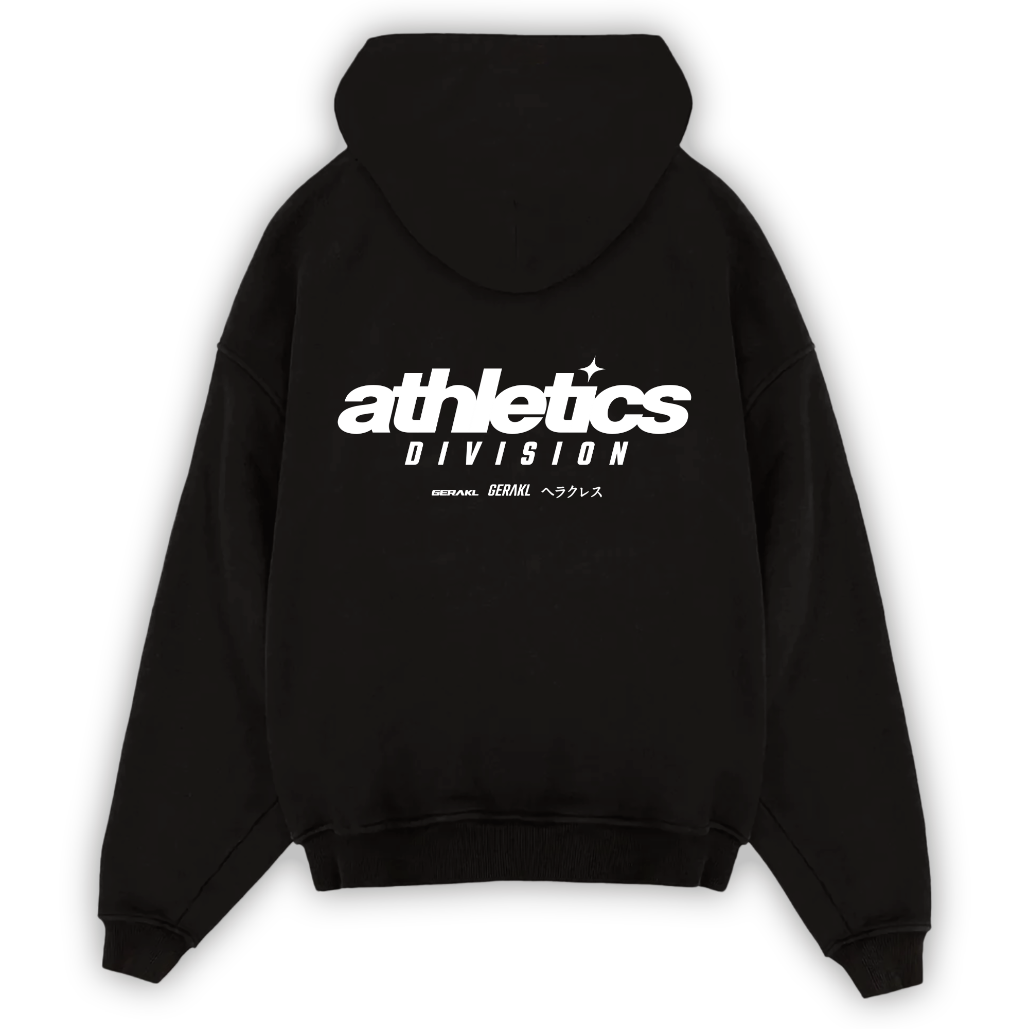 ATHLETICS DIV. OVERSIZE HOODIE BLACK