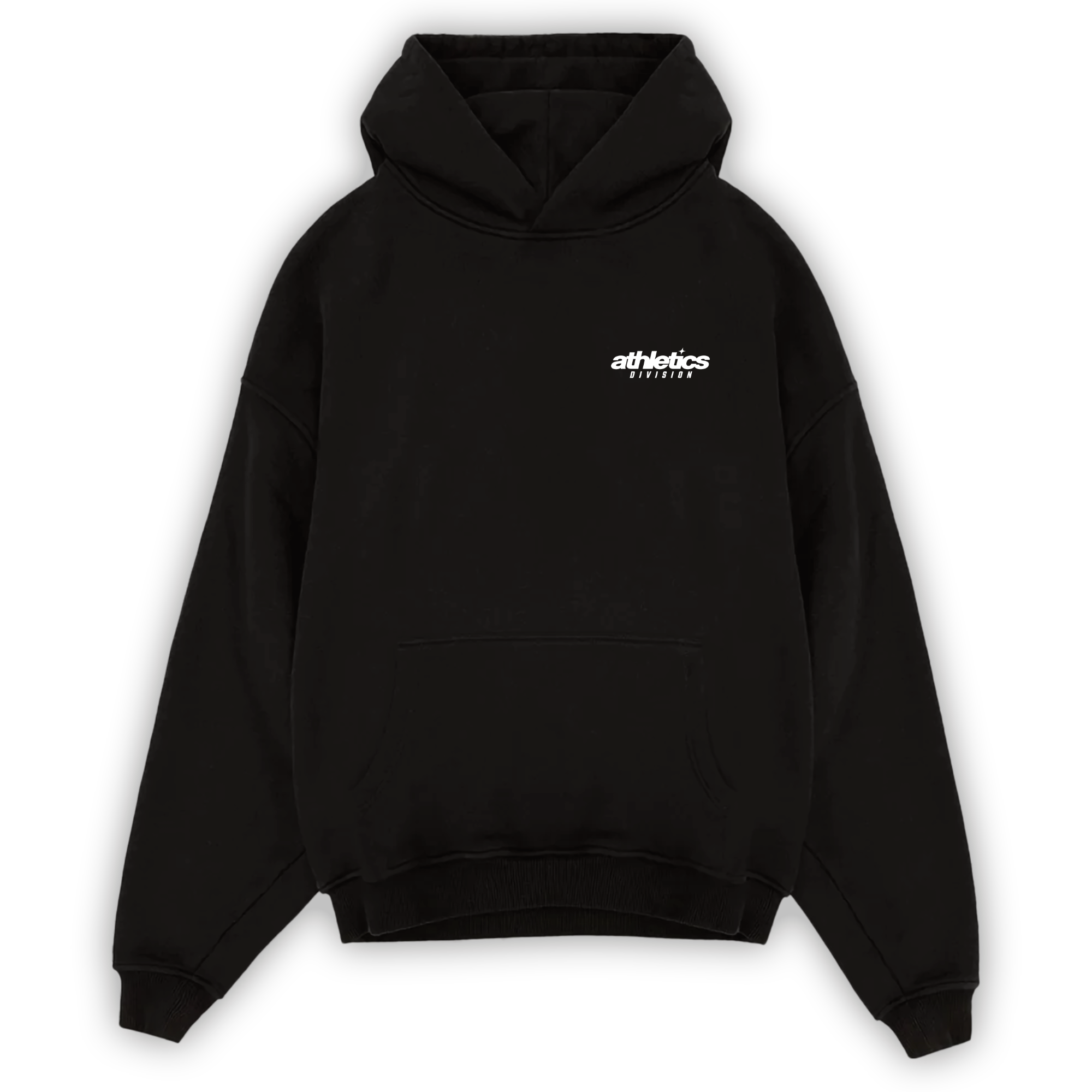 ATHLETICS DIV. OVERSIZE HOODIE BLACK