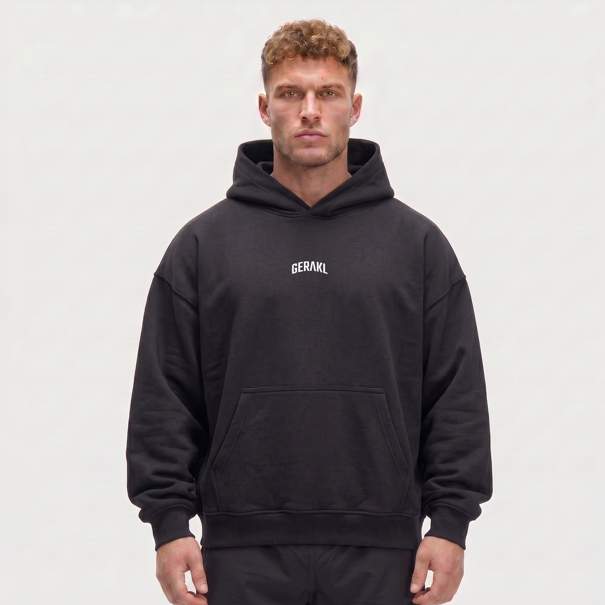 ANGEL OVERSIZE HOODIE BLACK