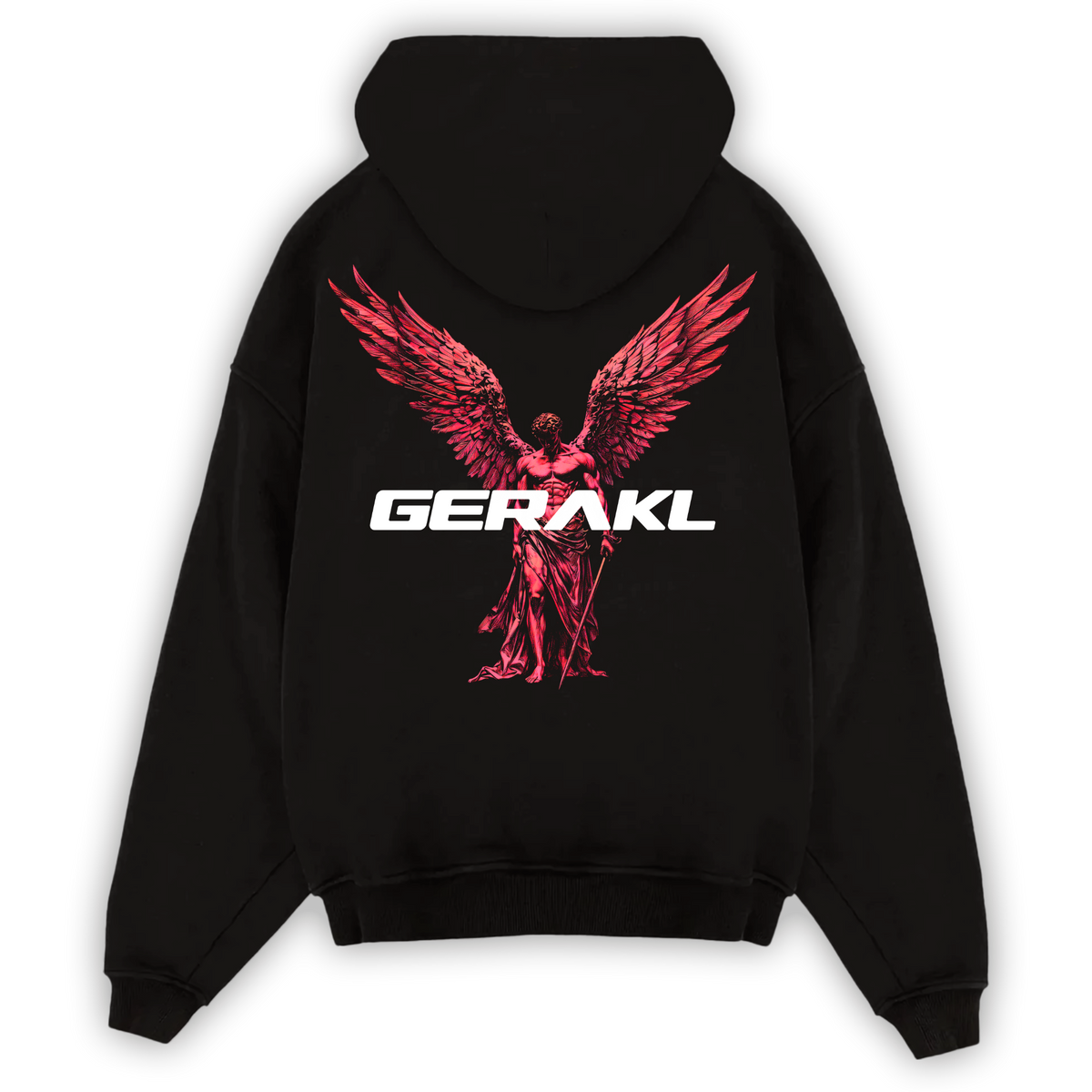 WARRIOR OVERSIZE HOODIE BLACK