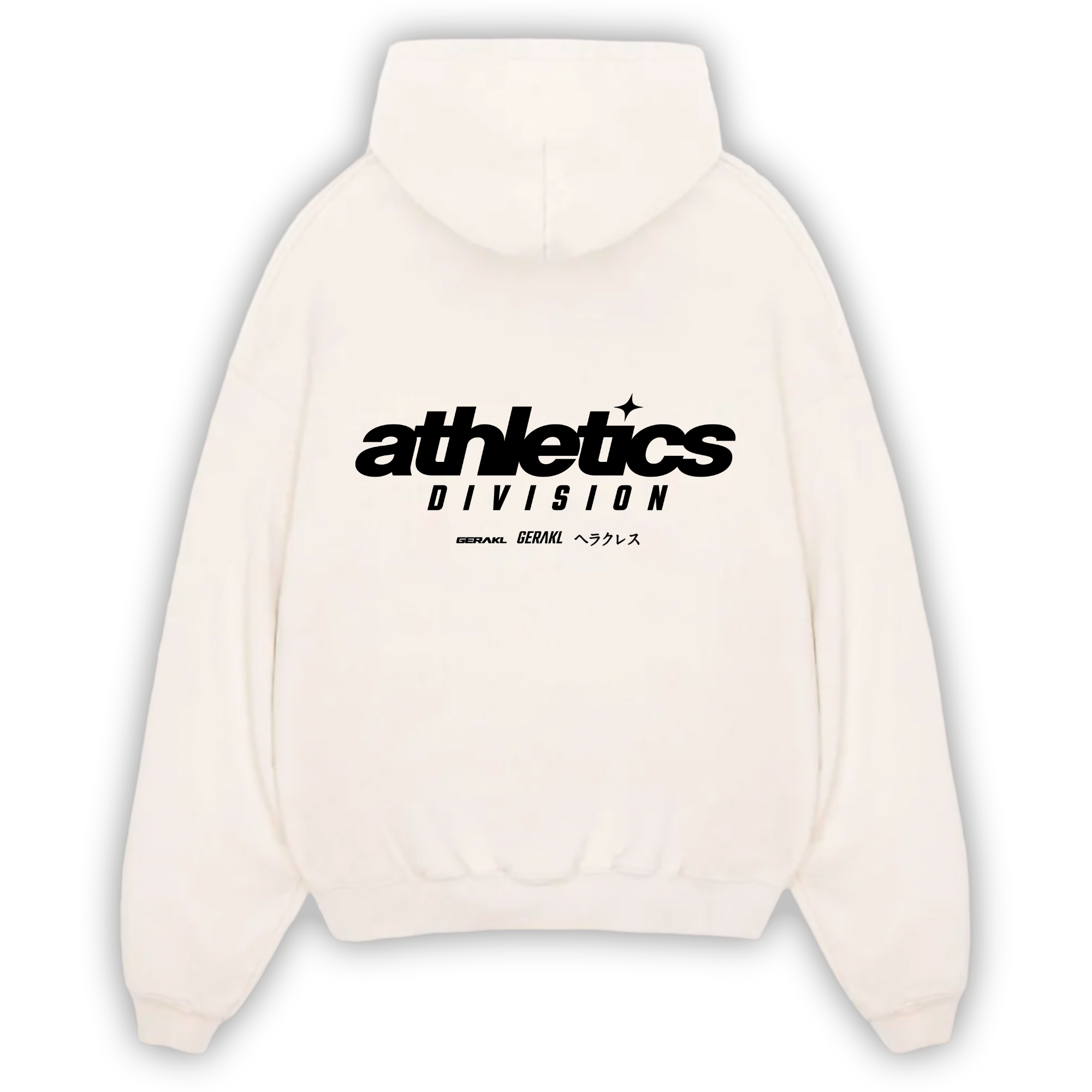 ATHLETICS DIV. OVERSIZE HOODIE WHITE