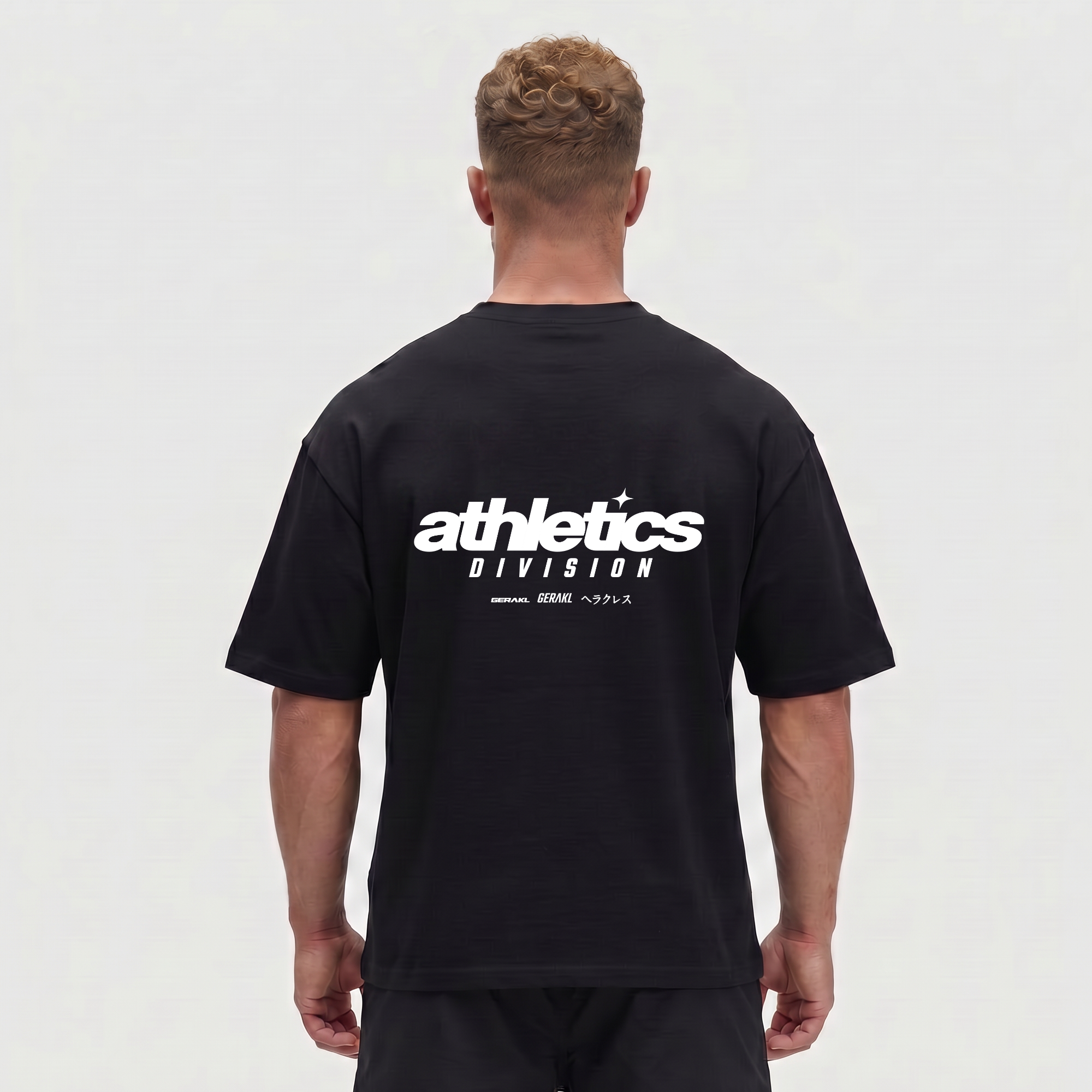 ATHLETICS DIV. OVERSIZE SHIRT BLACK