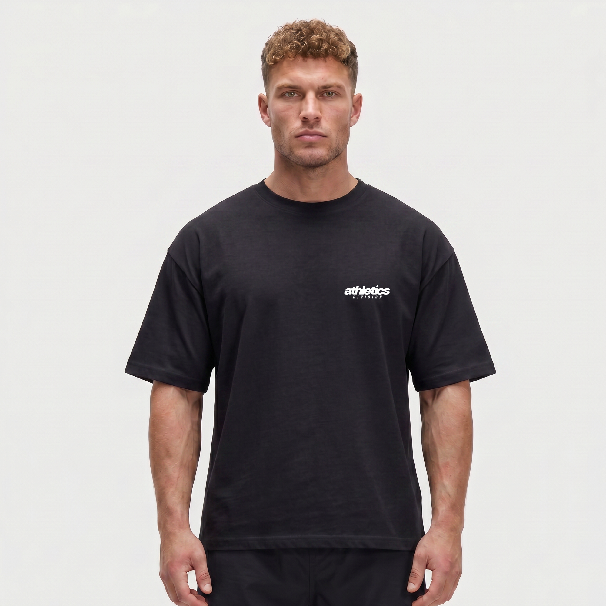 ATHLETICS DIV. OVERSIZE SHIRT BLACK