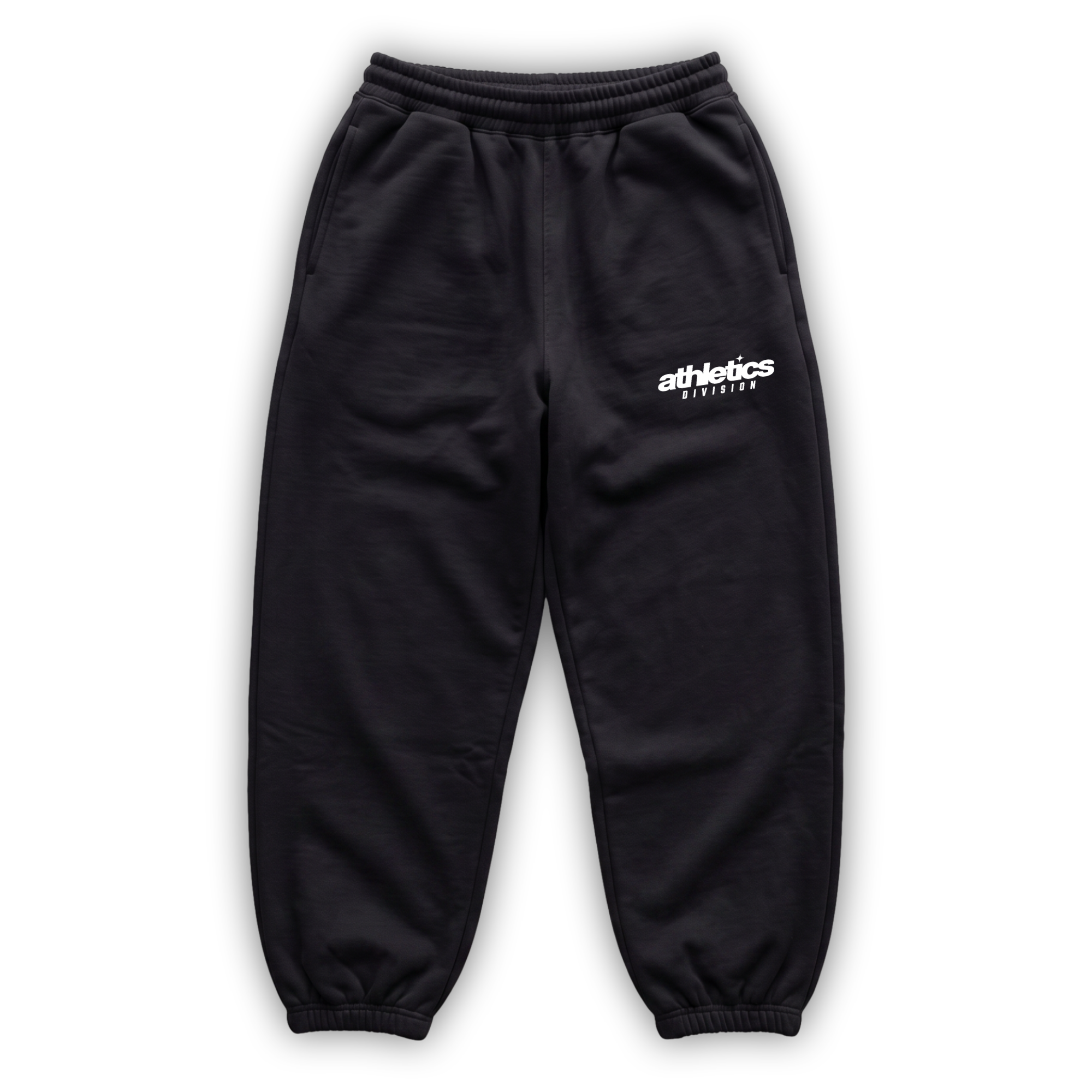 ATHLETICS DIV. OVERSIZE SWEATPANTS BLACK