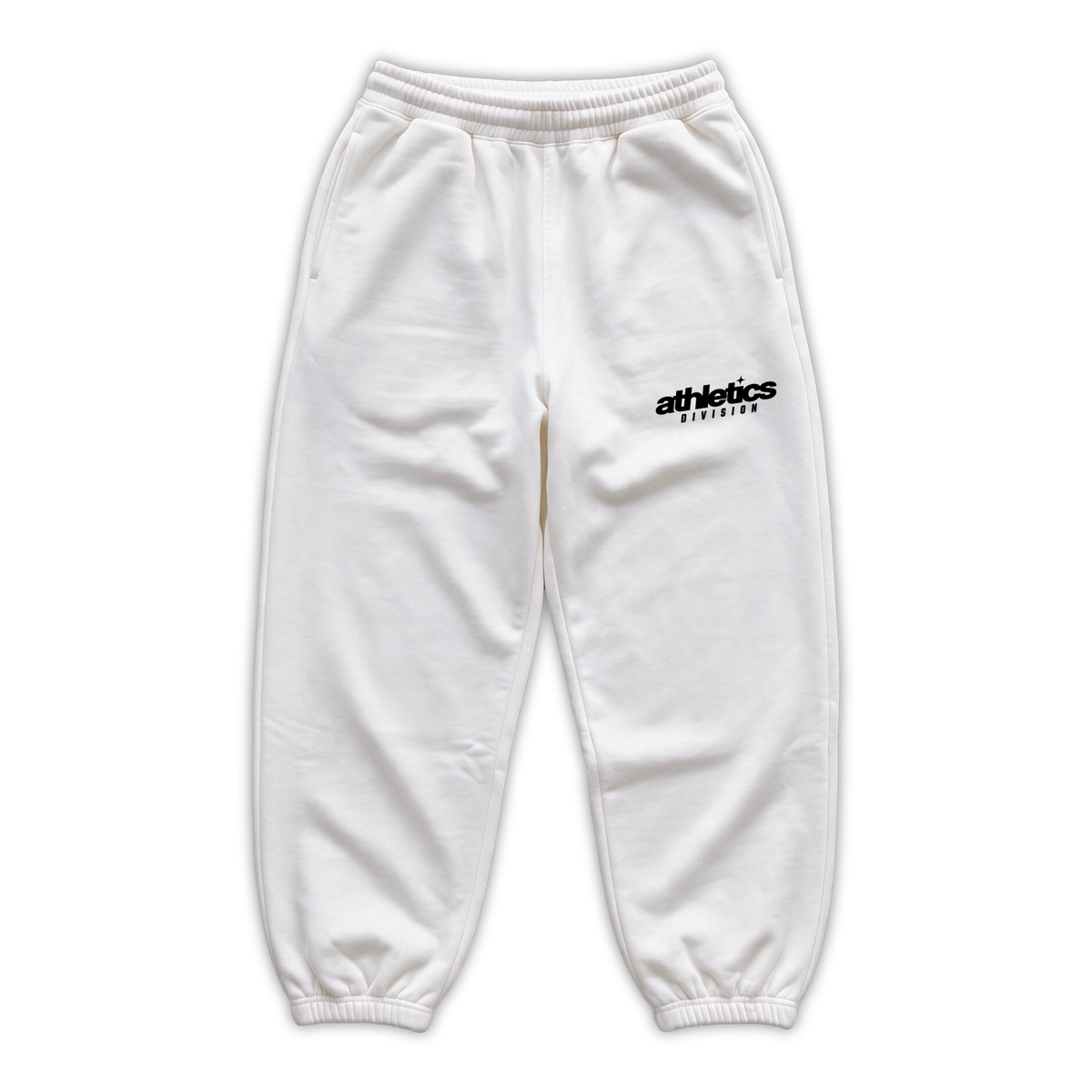 ATHLETICS DIV. OVERSIZE SWEATPANTS WHITE