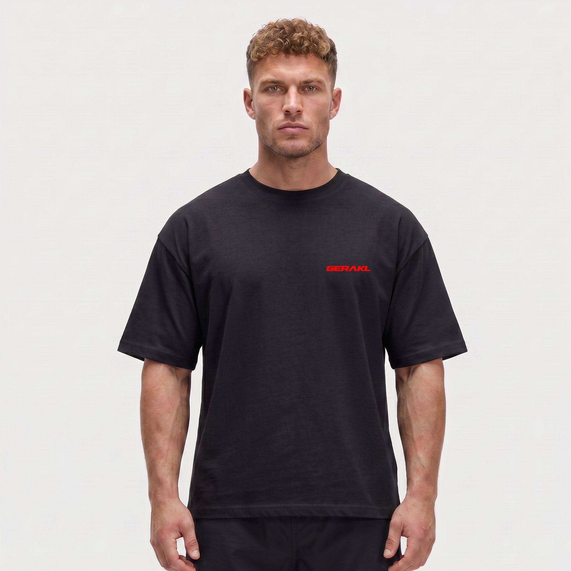 BORN TO CONQUER OVERSIZE SHIRT BLACK