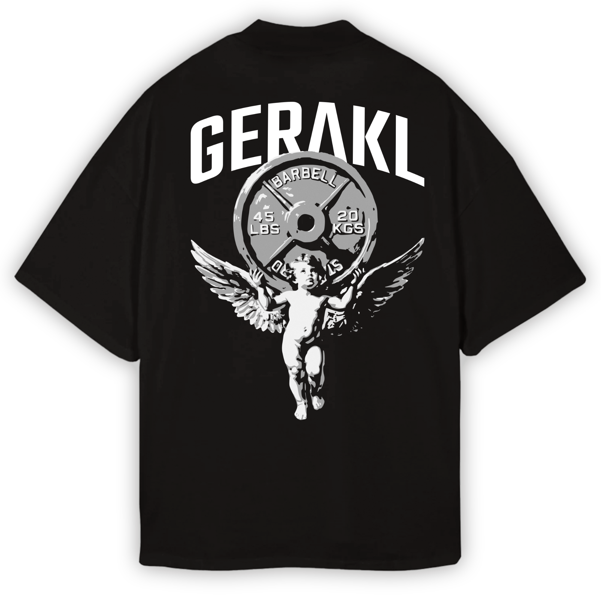 ANGEL OVERSIZE SHIRT BLACK