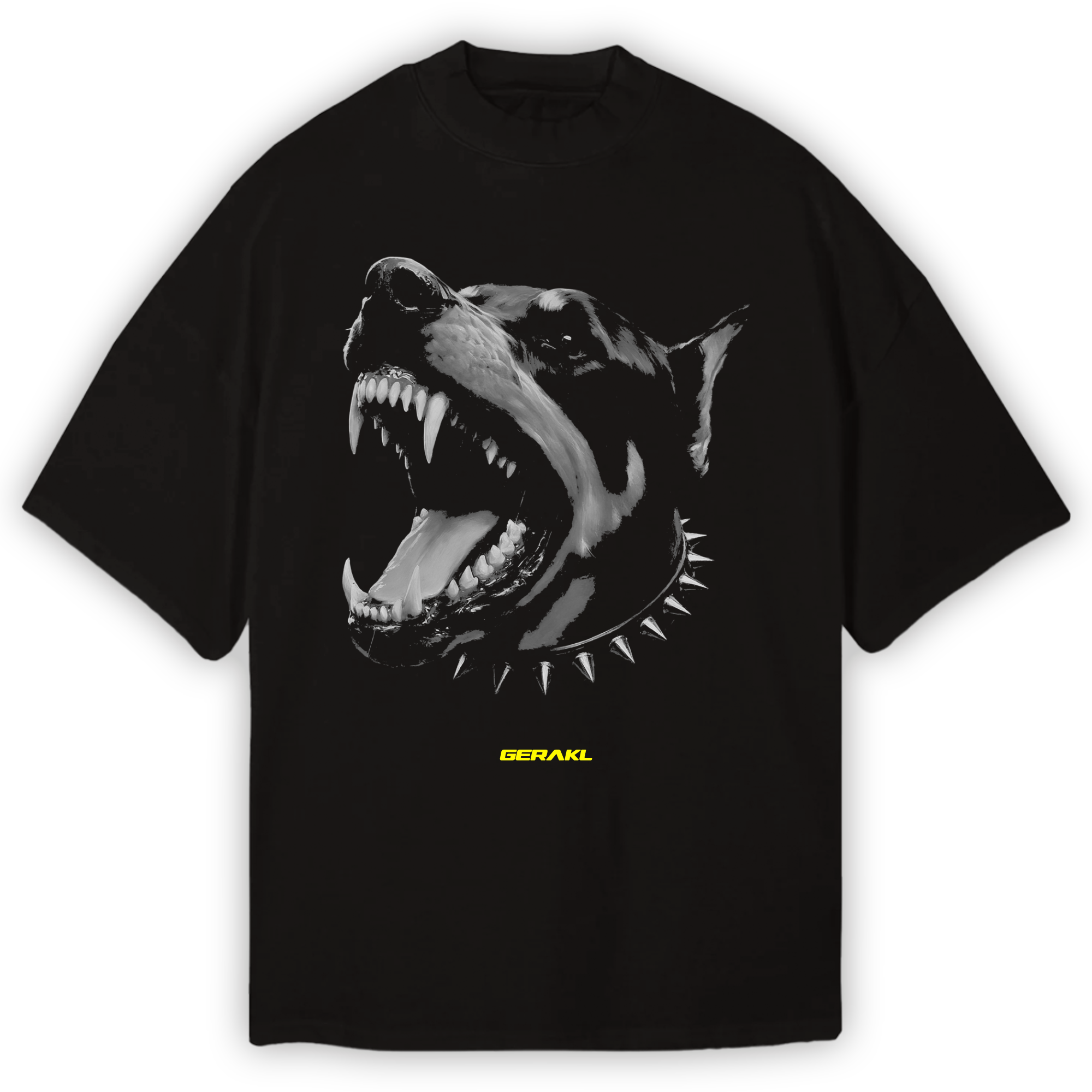 DOBERMAN OVERSIZE SHIRT BLACK