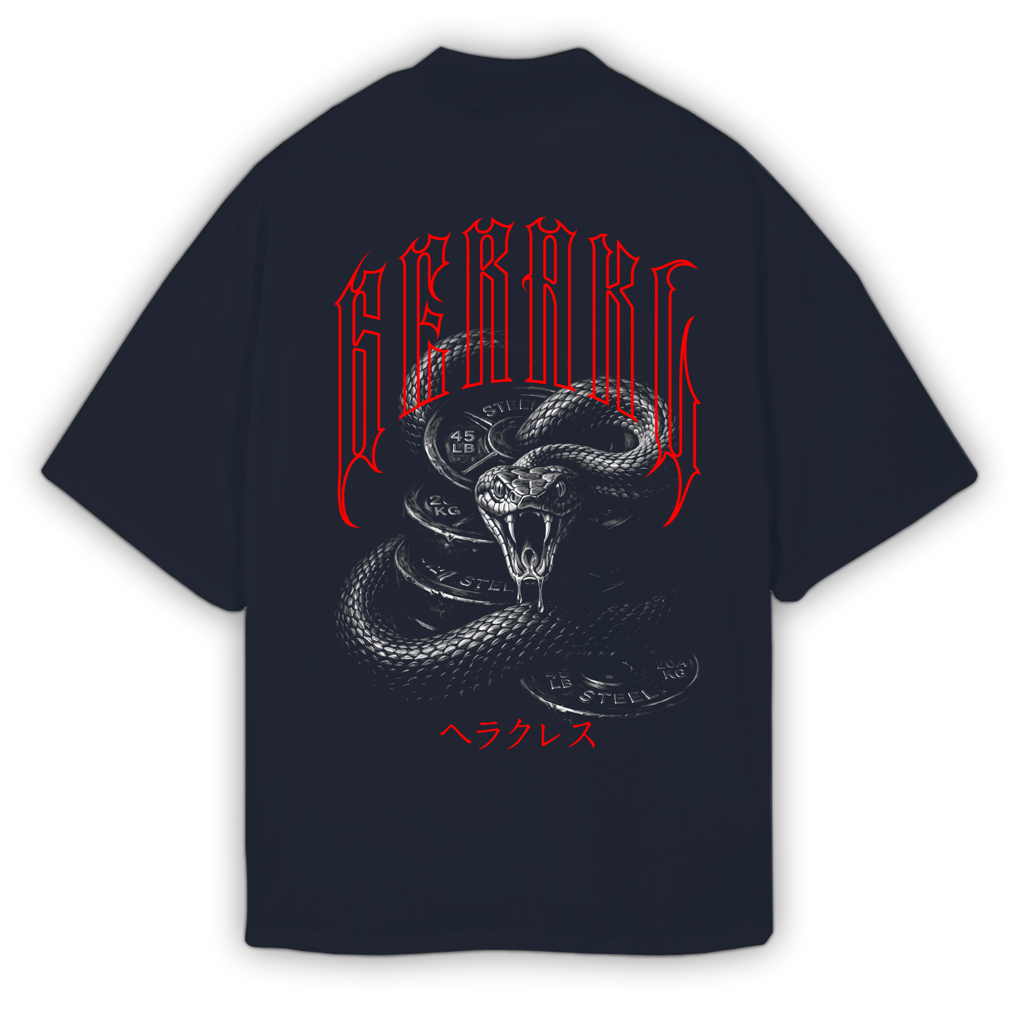 VENOM OVERSIZE SHIRT NAVY