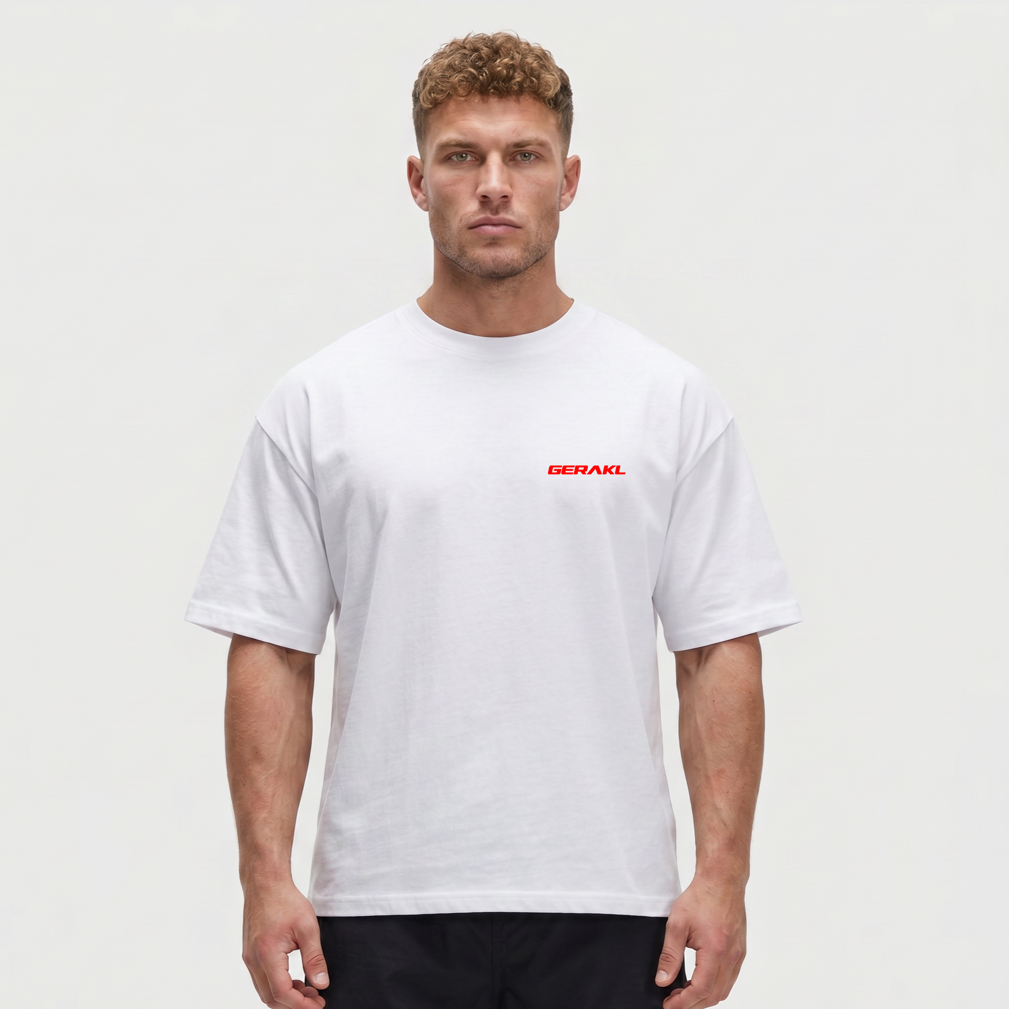 BORN TO CONQUER OVERSIZE SHIRT WHITE