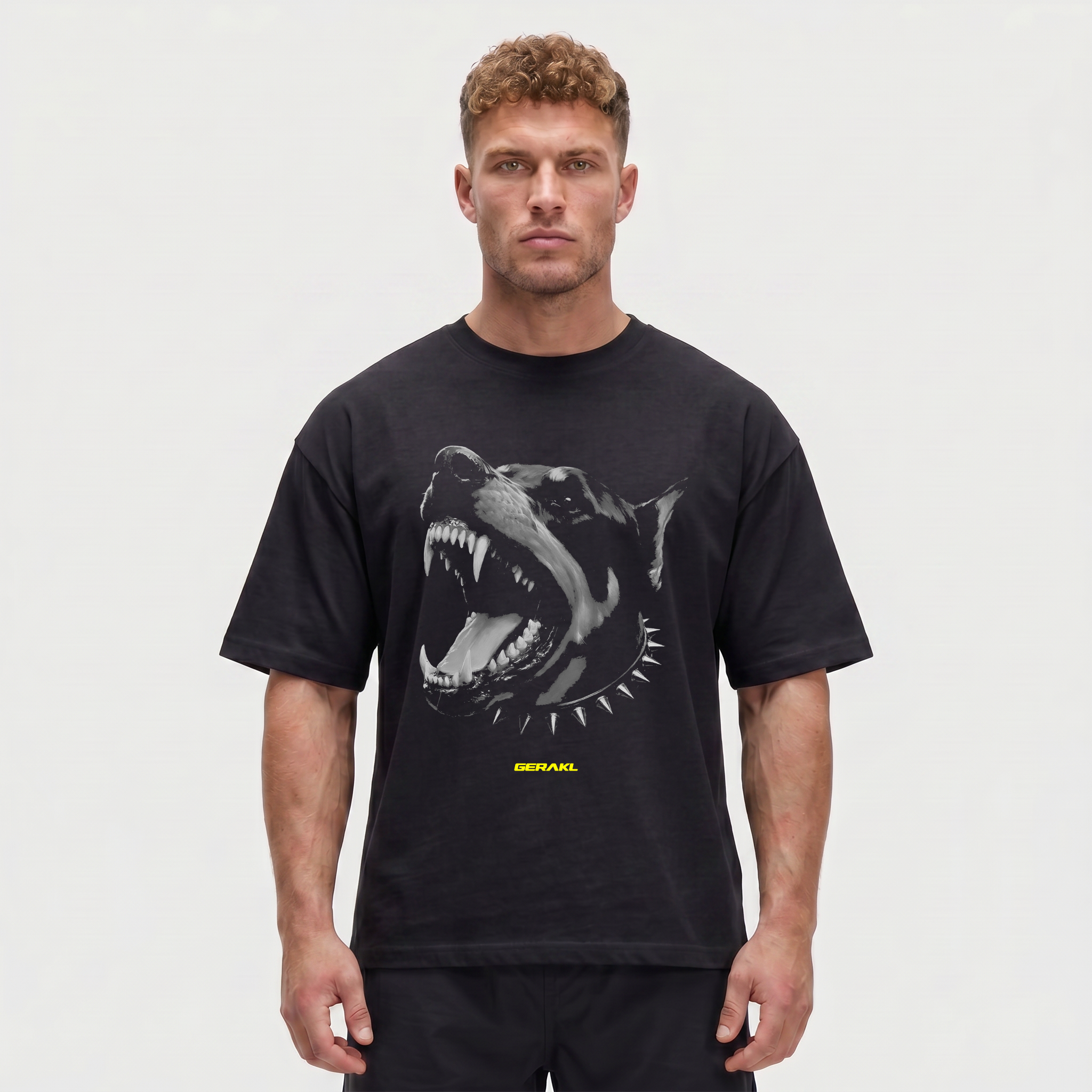 DOBERMAN OVERSIZE SHIRT BLACK